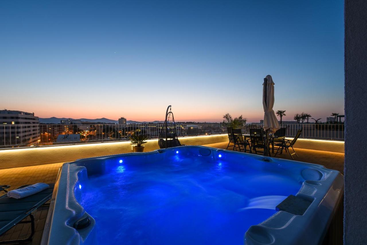 Zadar Sunset Penthouse With Spectacular View And Jacuzzi Leilighet Eksteriør bilde
