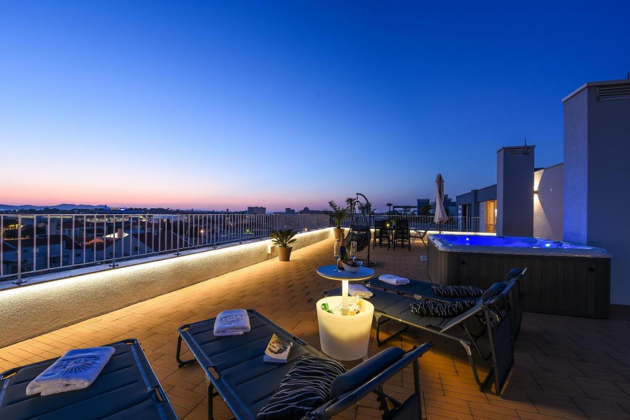 Zadar Sunset Penthouse With Spectacular View And Jacuzzi Leilighet Eksteriør bilde